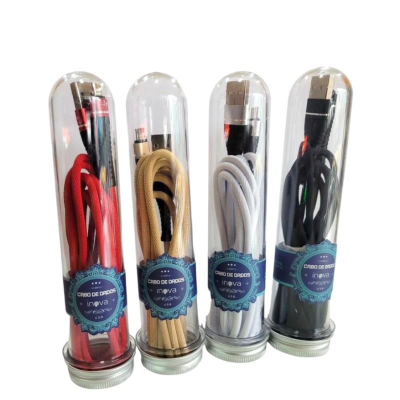Cable Micro Usb En Tubo Inova