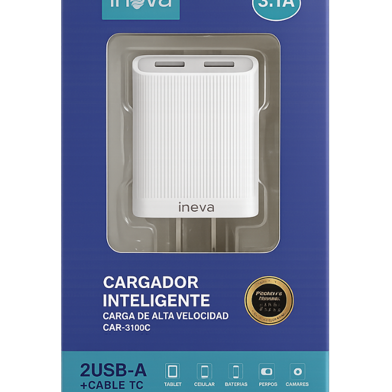 Cargador Inteligente Inova Car-3100c