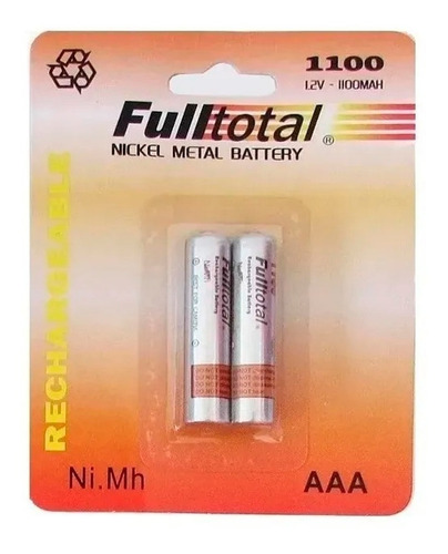 Pila Recargable Aaa