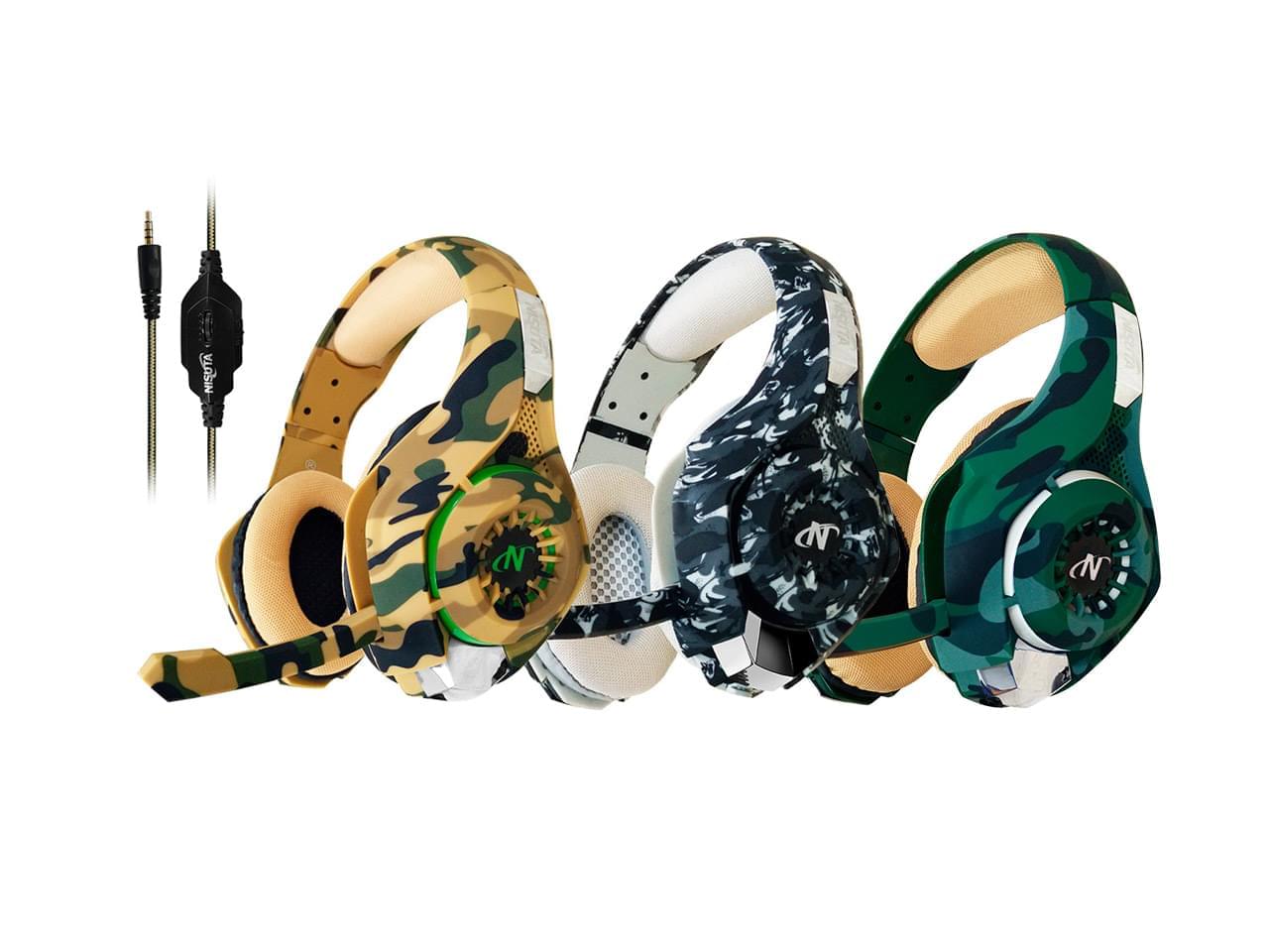 Auricular Gaming Ps4 Camuflado Nsaug300c Nisuta